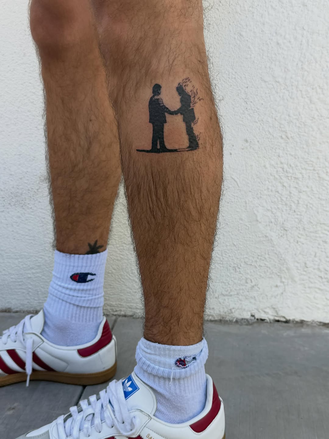 Ignorant tattoo on the leg by TATTOO & PIERCING ARTIST ₊˚⊹ ᰔ