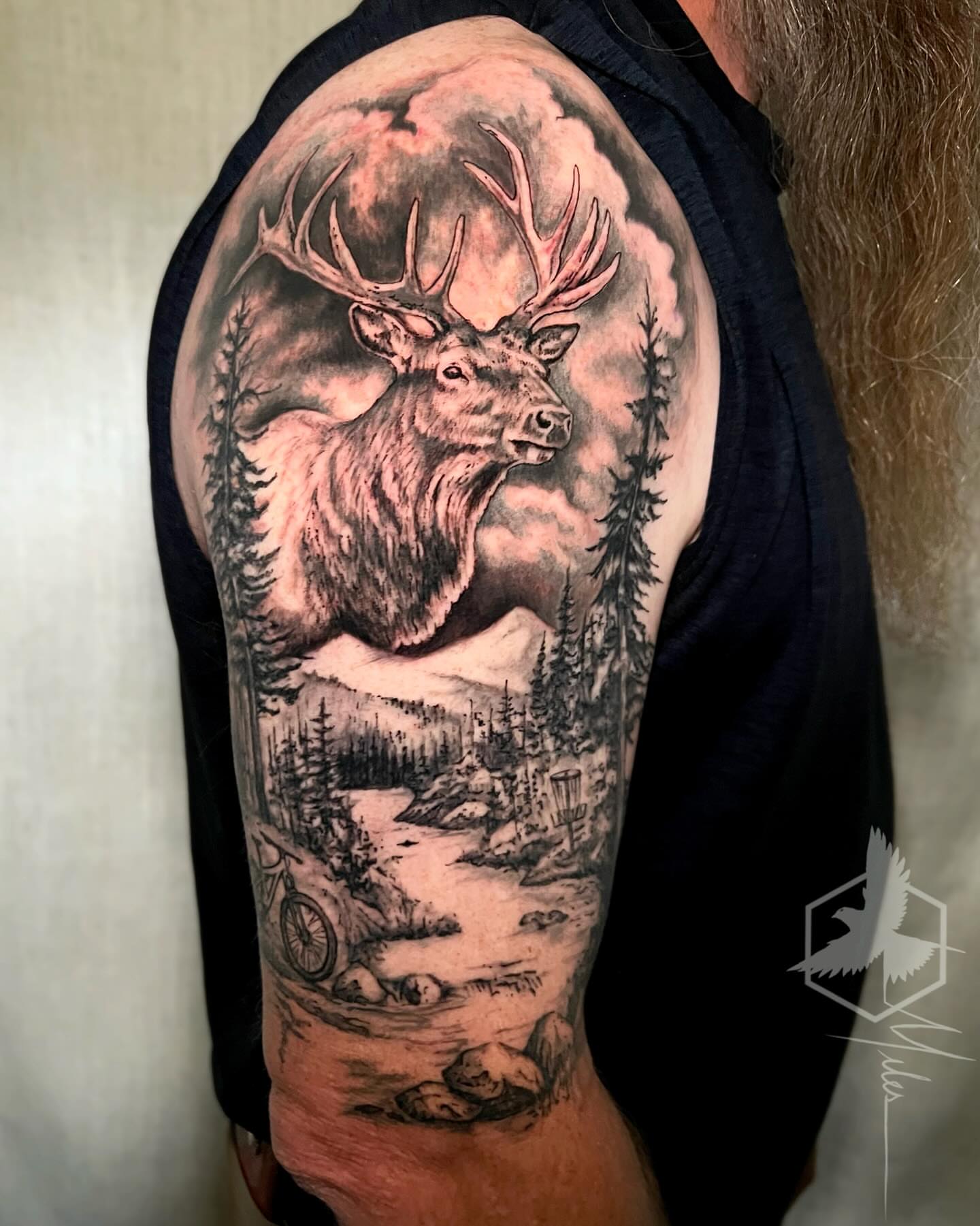 Tattoo by @milesbrowne — realism, black_and_grey