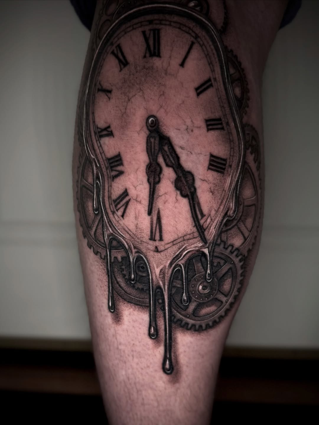 Tattoo by @caroline_yurek_tattoo — realism, black_and_grey