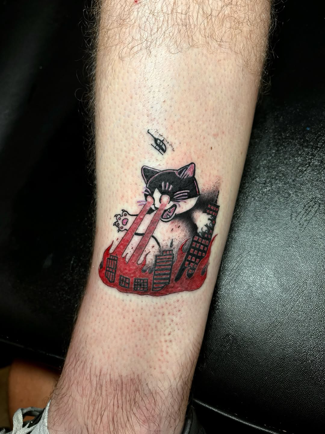 Dark art tattoo on the forearm by JT.tattoos