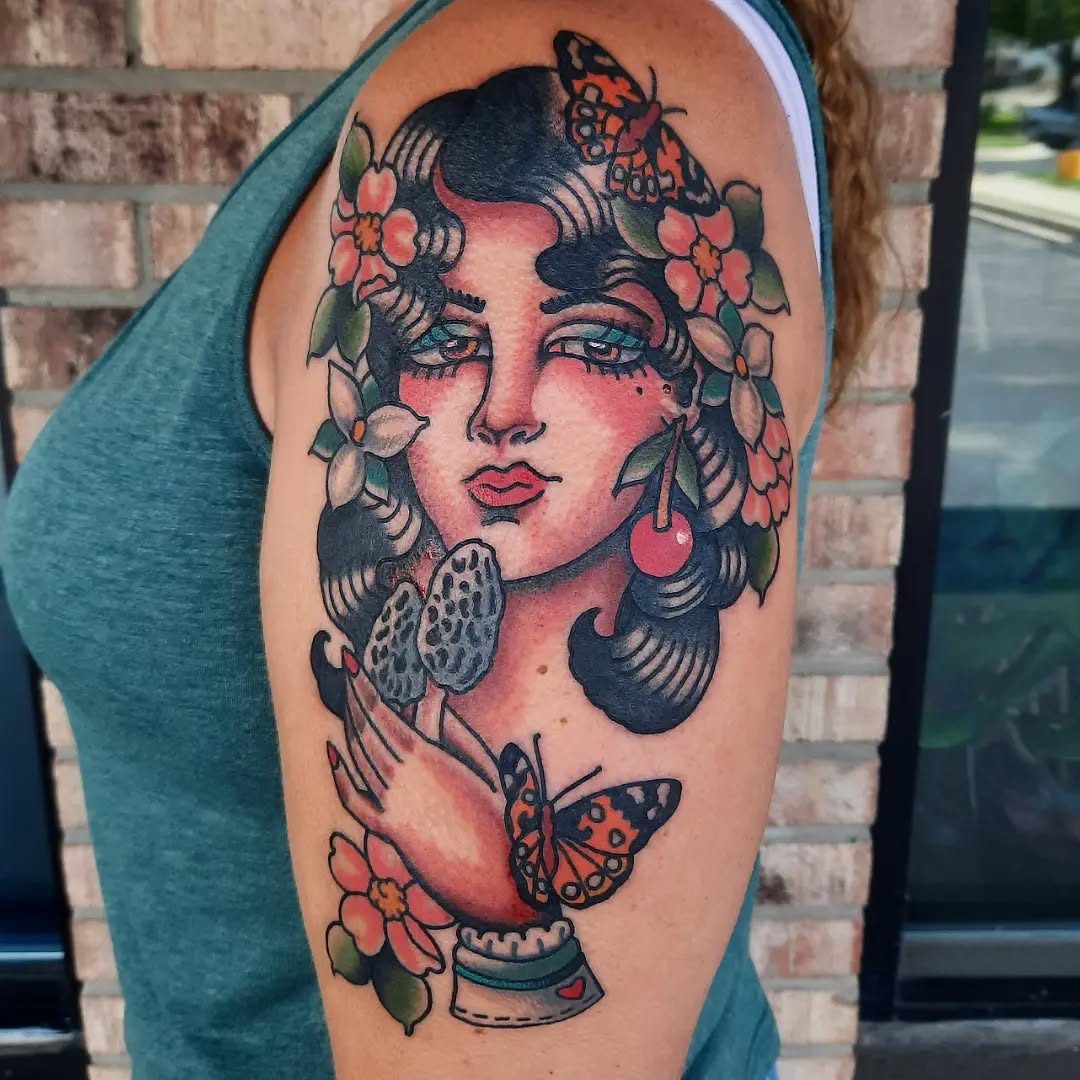 Tattoo by @k8carley_tattoos — american_traditional, neo_traditional