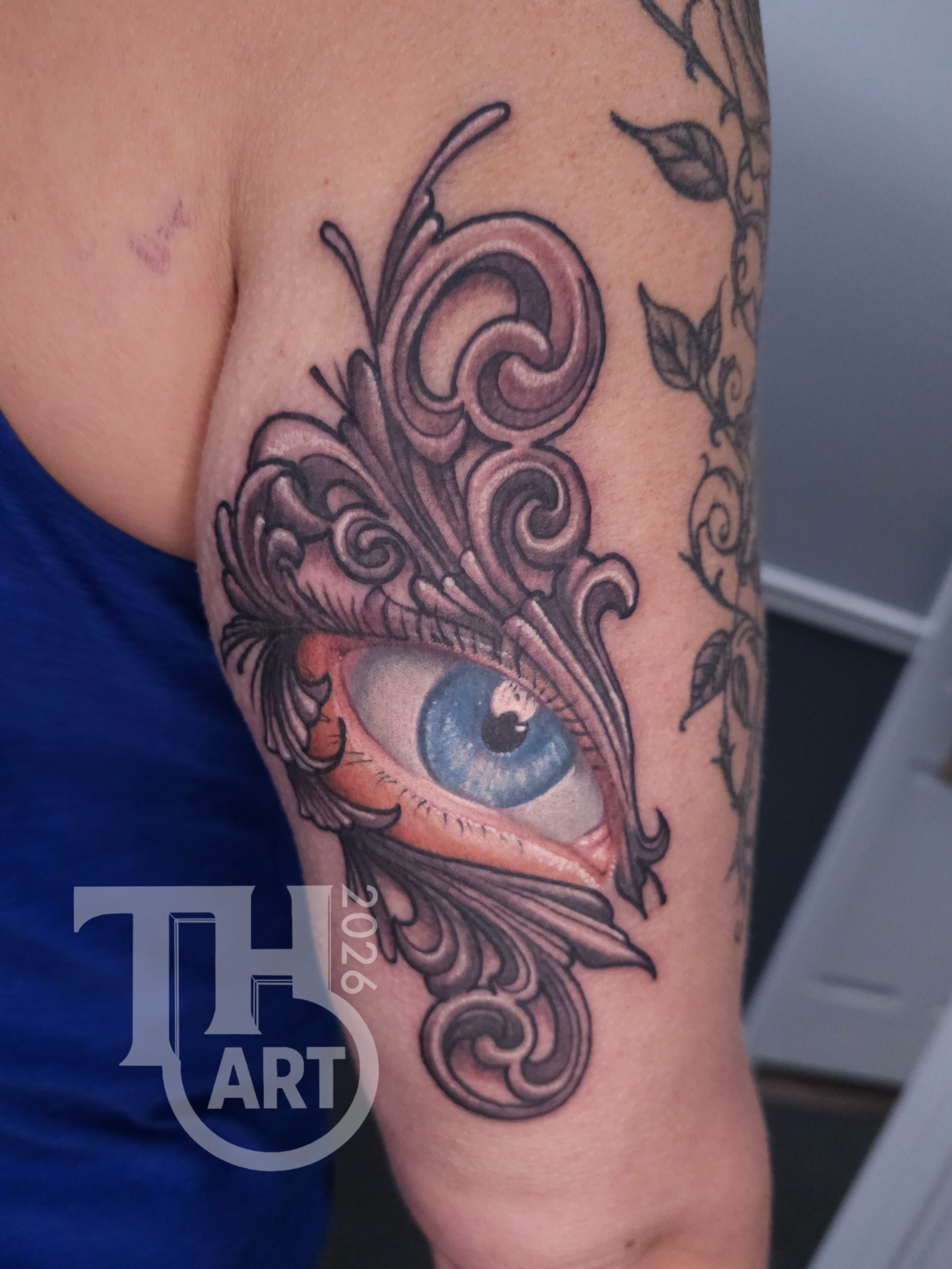 Tattoo by @thomasharrisart — neo_traditional, realism