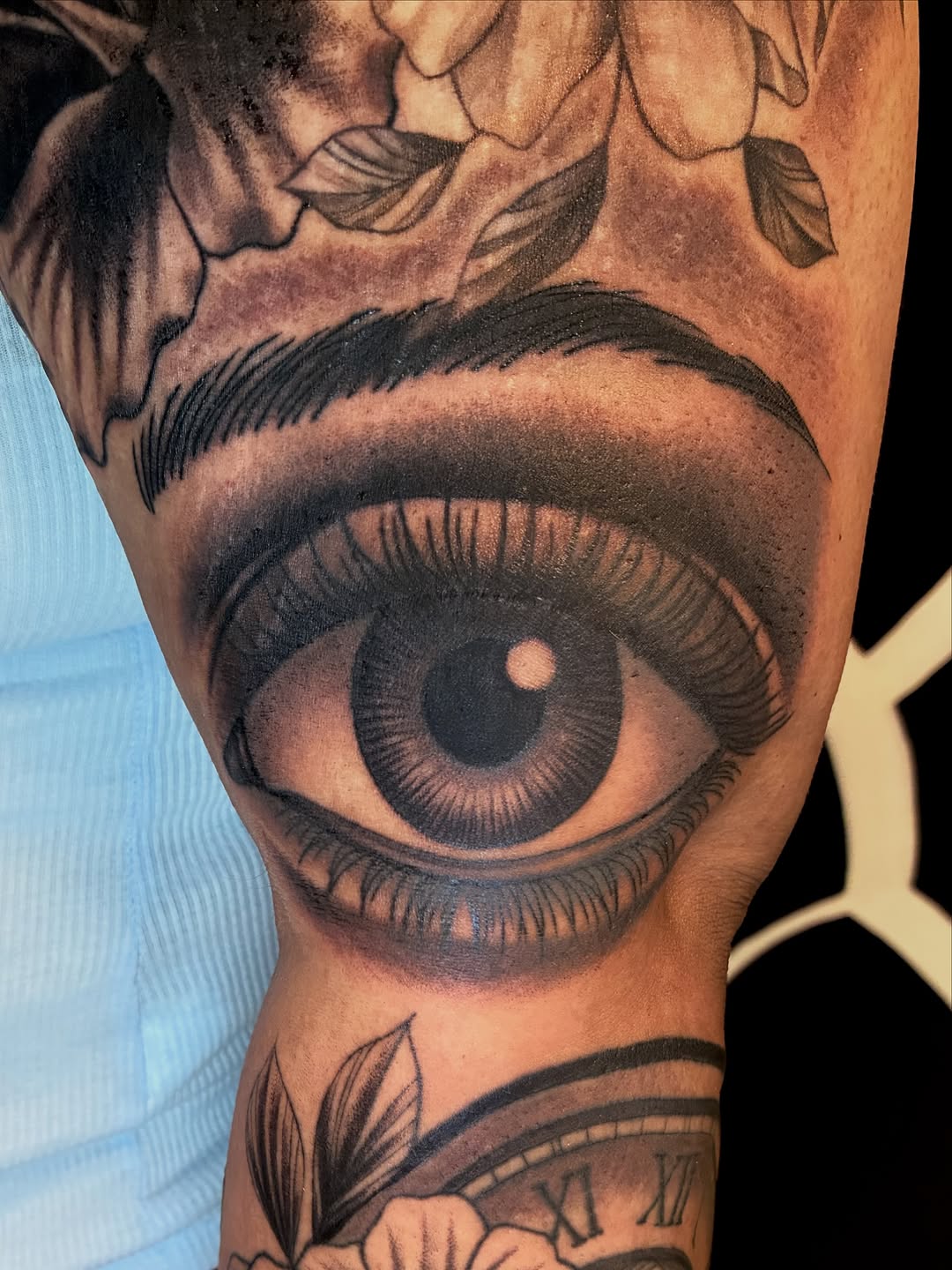 Tattoo by @tattoos_by_compton โ realism, black_and_grey
