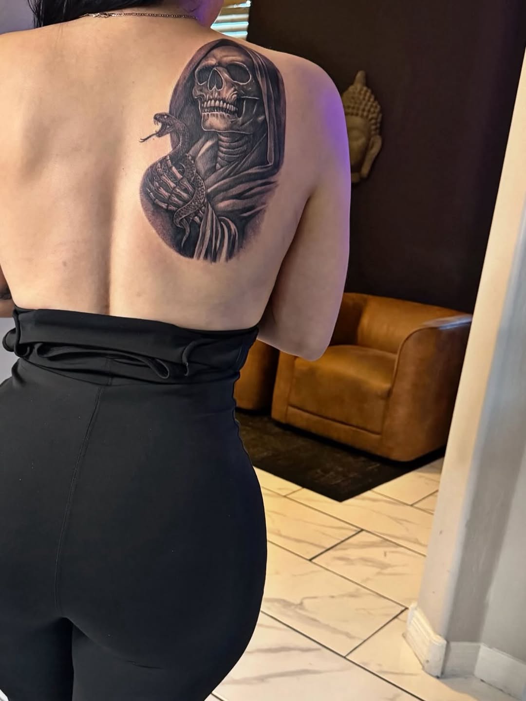 Tattoo by @ag_inks — black_and_grey, realism