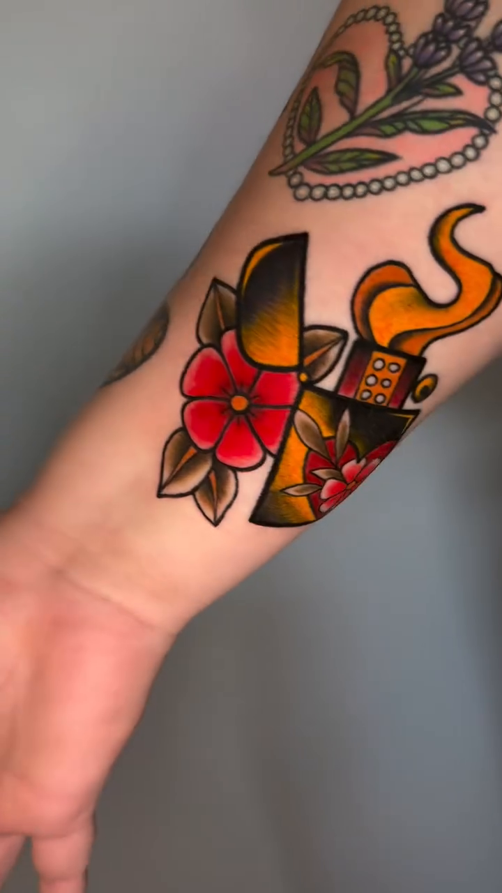 Tattoo by @tat_brandie — american_traditional, neo_traditional