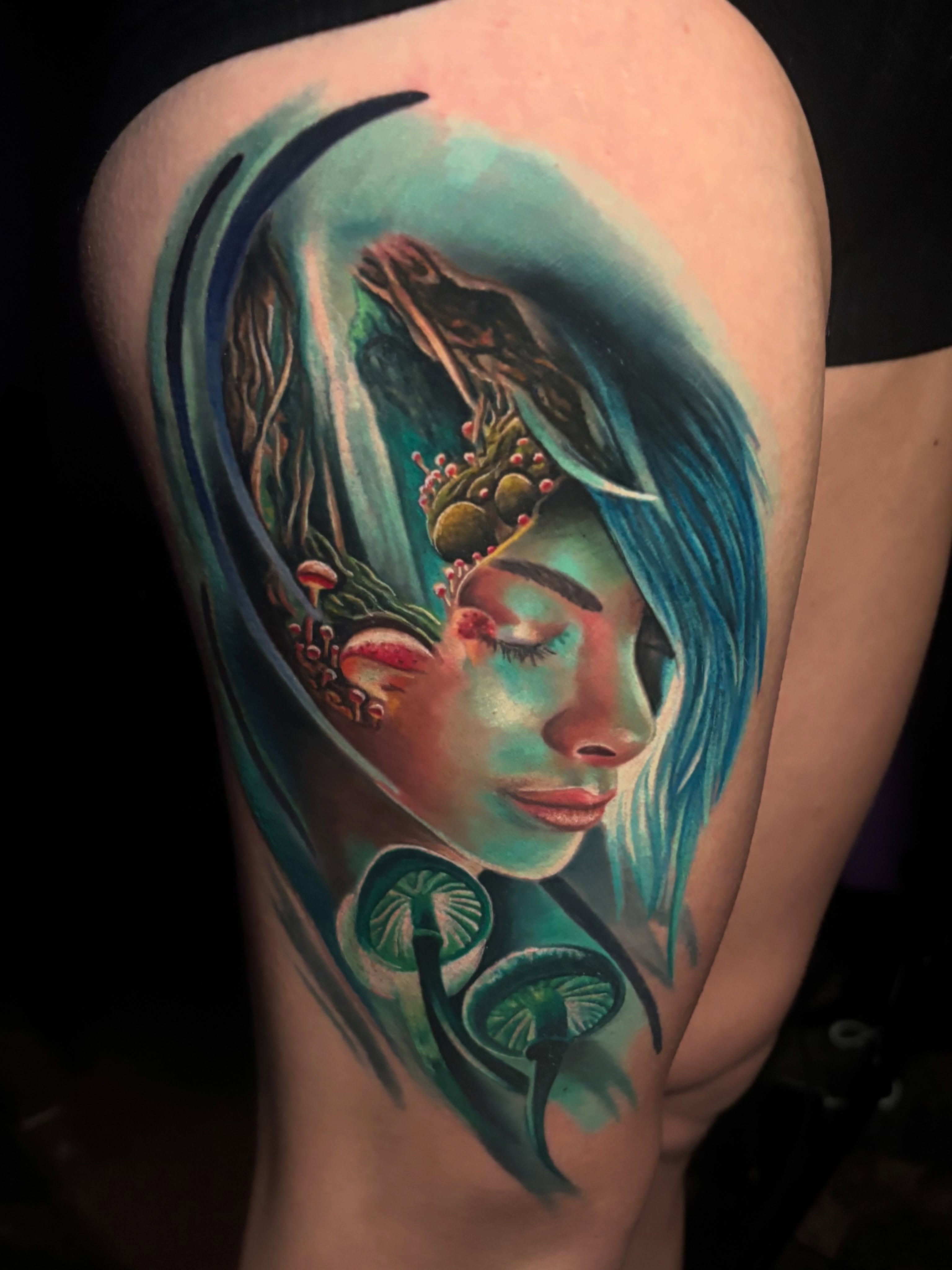 Tattoo by @mlombardiart — realism, surrealism