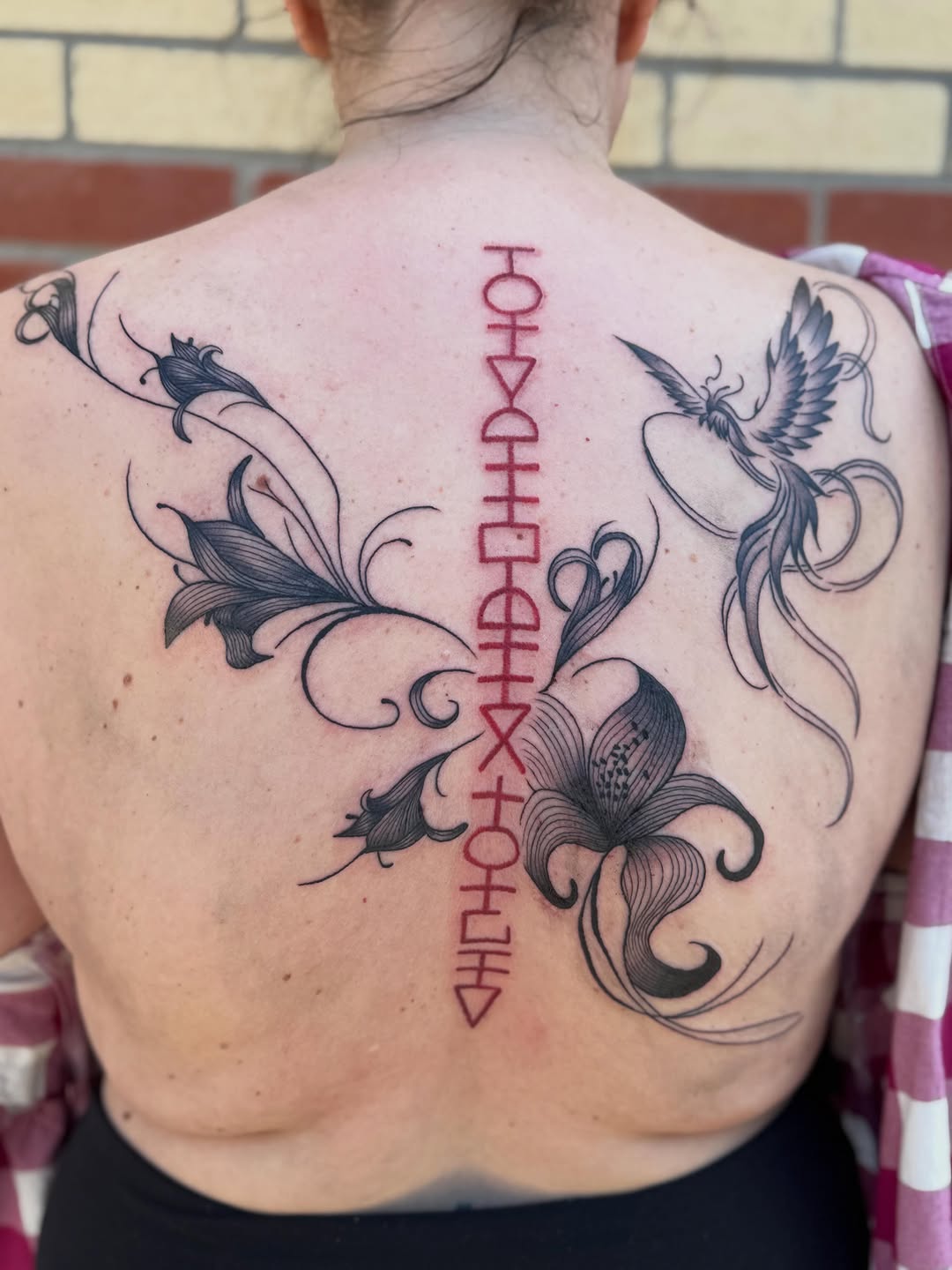Tattoo by @tatsbythealycat — fine_line, black_and_grey