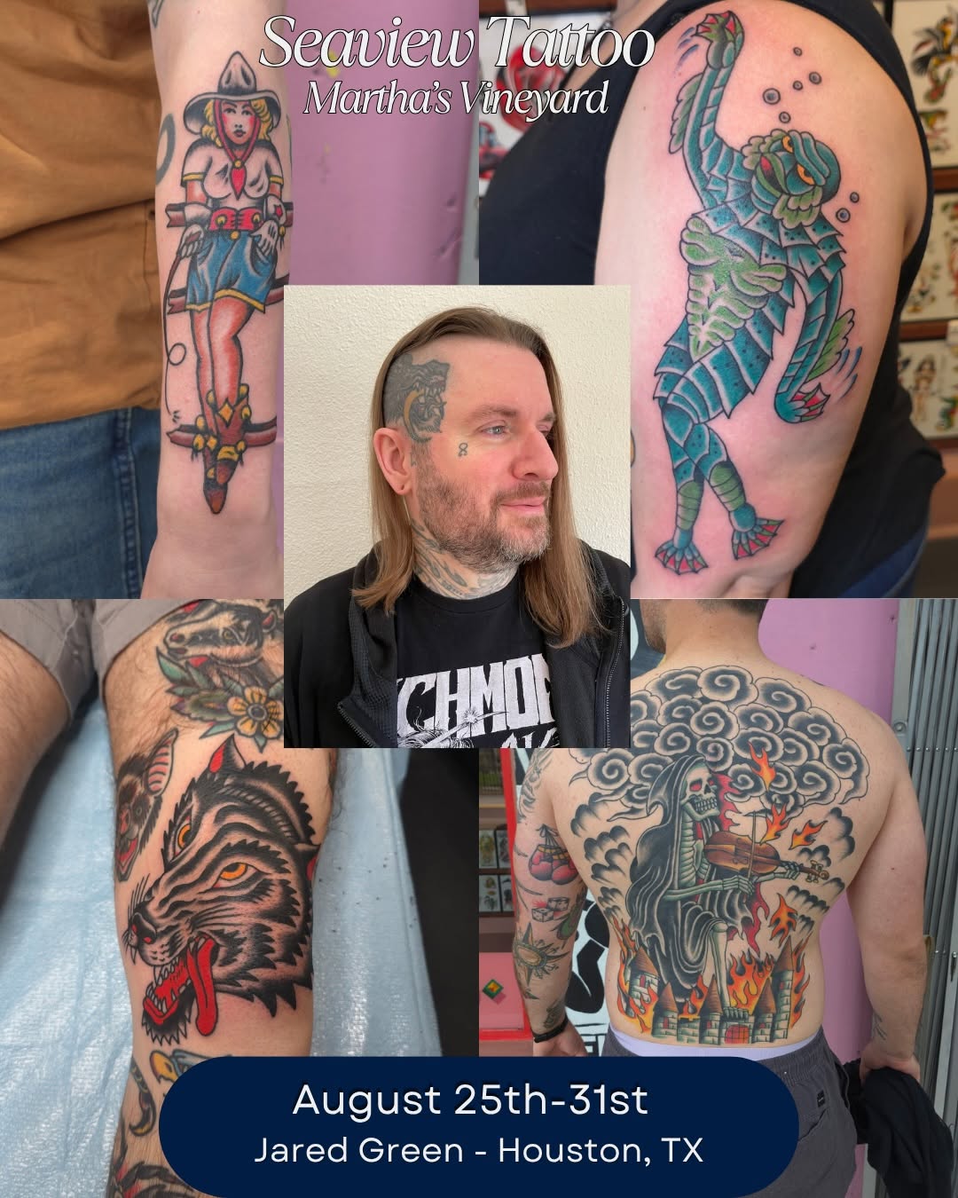 Tattoo by @cowboykaiju — american_traditional, neo_traditional