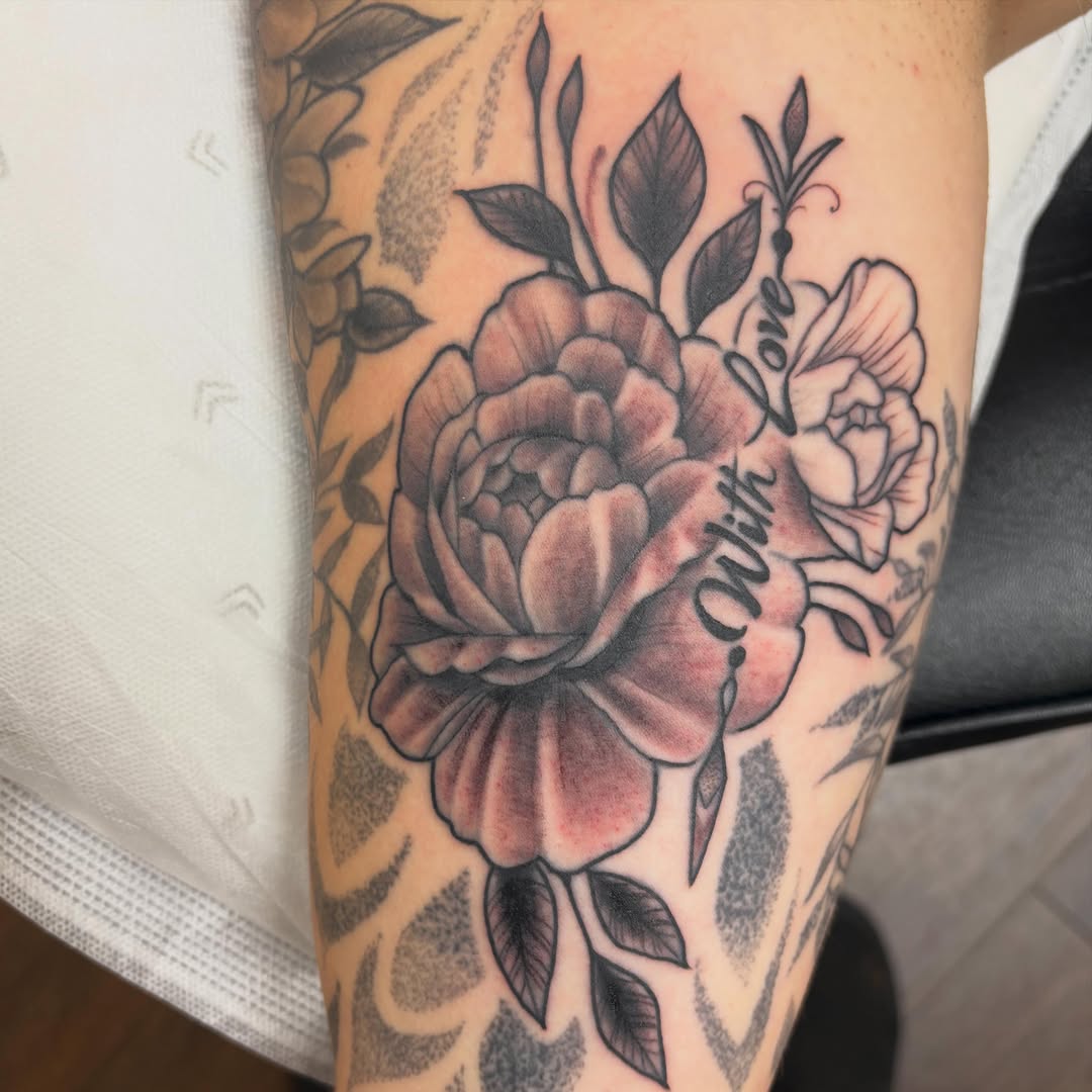Tattoo by @danny335tattoos β black_and_grey