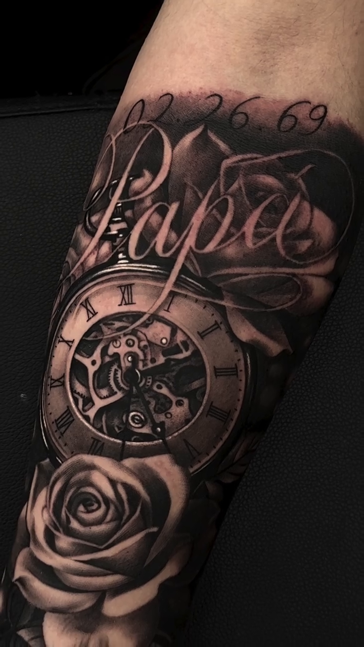 Tattoo by @michaelsosaink — black_and_grey, realism