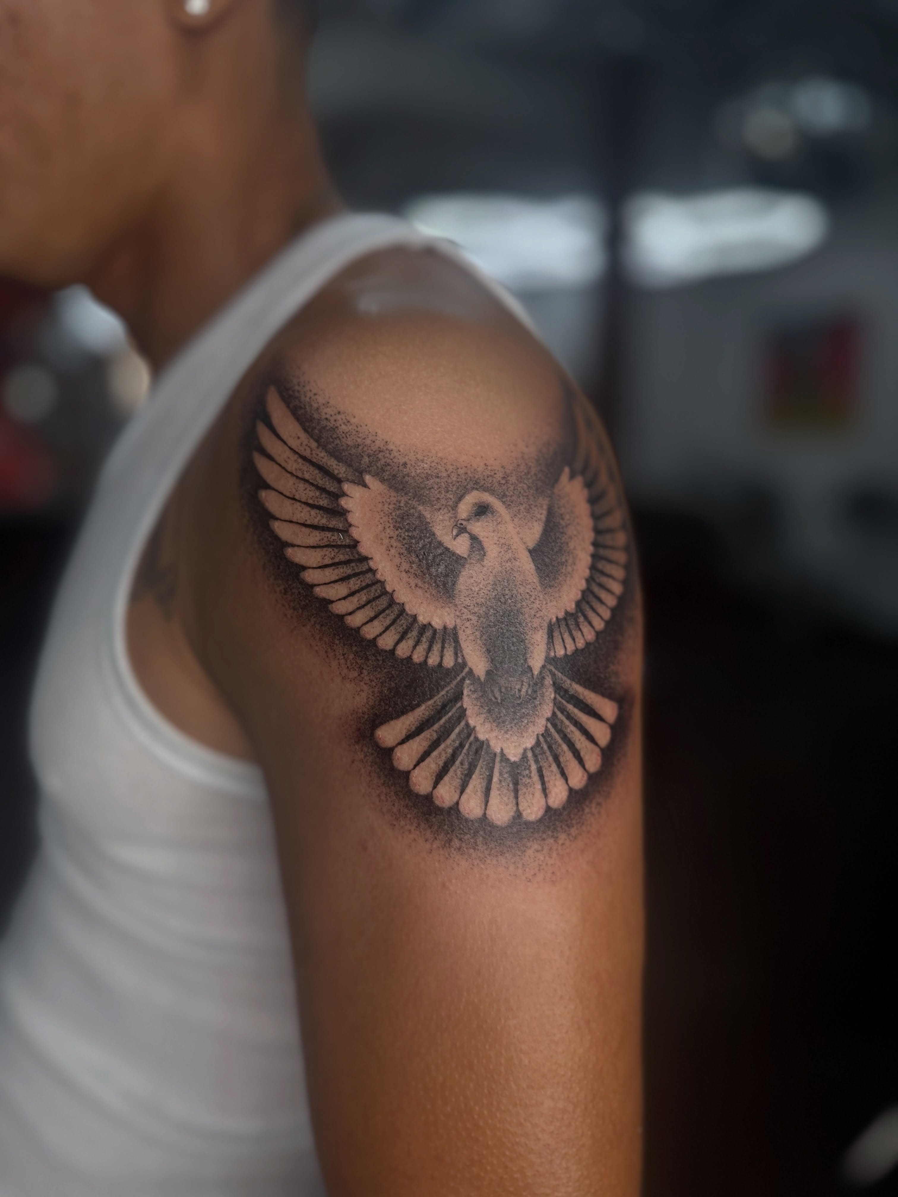 Tattoo by @inkandjosh — dotwork