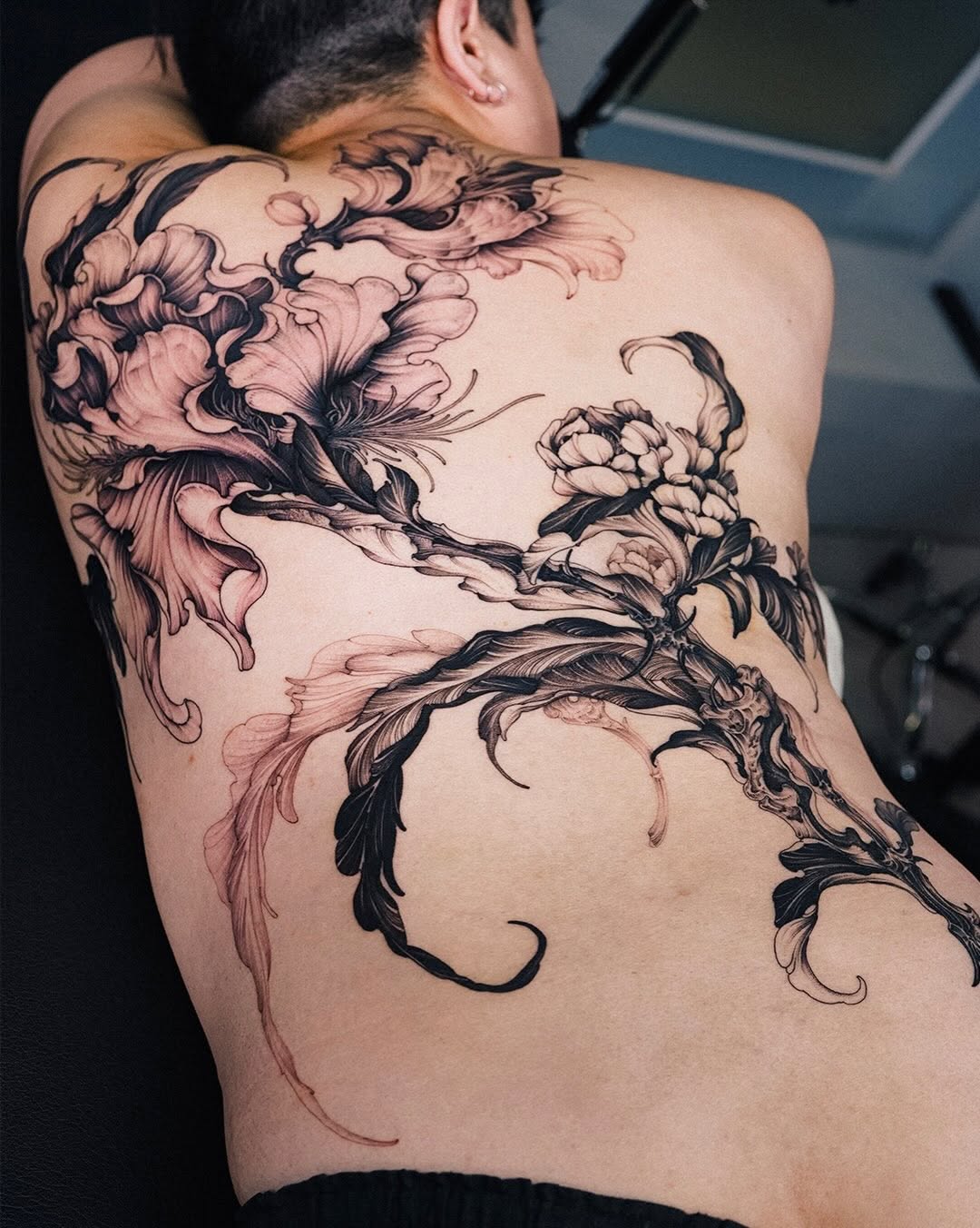 Tattoo by @siio_ink — black_and_grey, fine_line