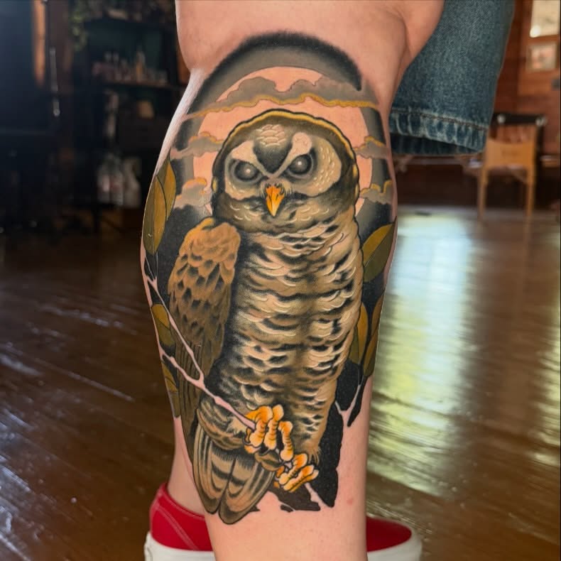 Tattoo by @nathan_thomas_tattoos — realism, black_and_grey