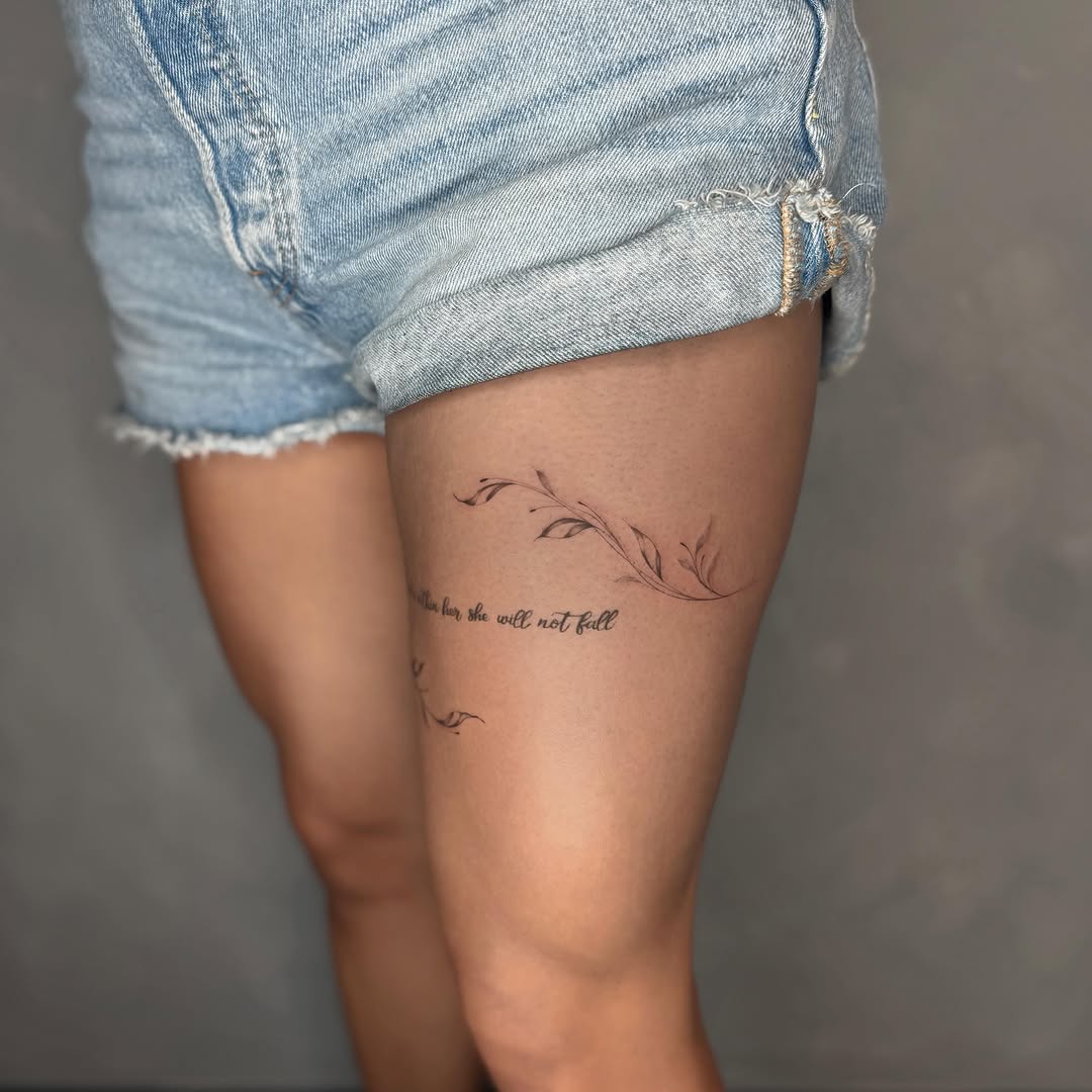 Tattoo by @inkedbycarson — fine_line, lettering_script