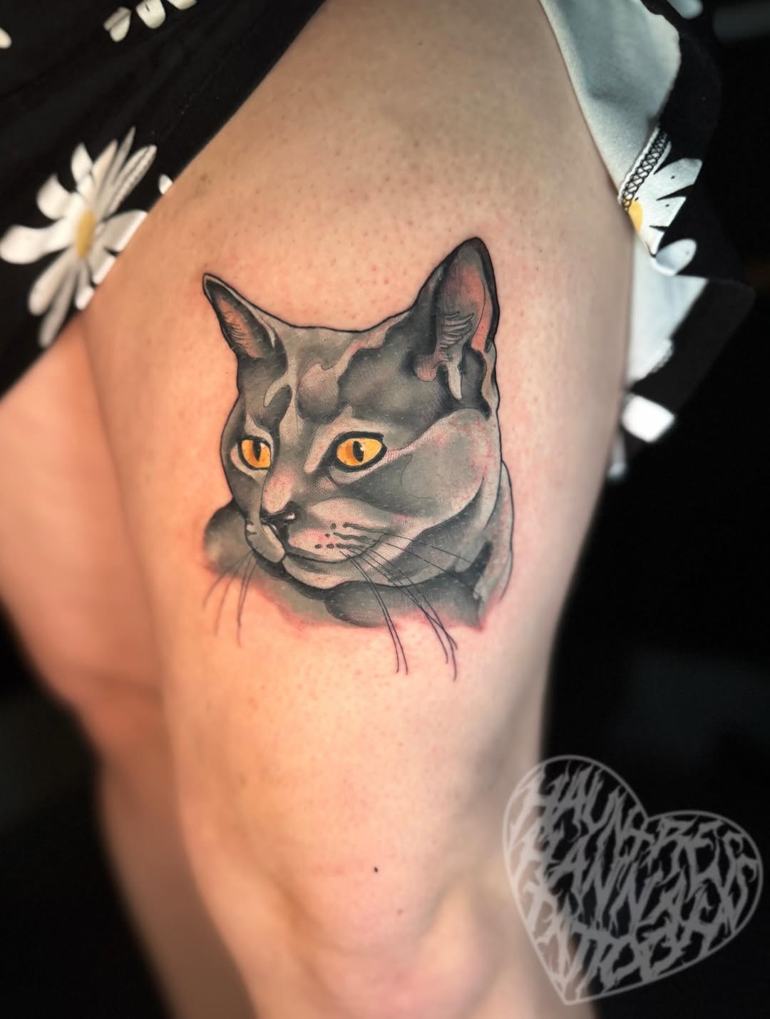 Tattoo by @hauntresshannahtattoo โ realism, black_and_grey
