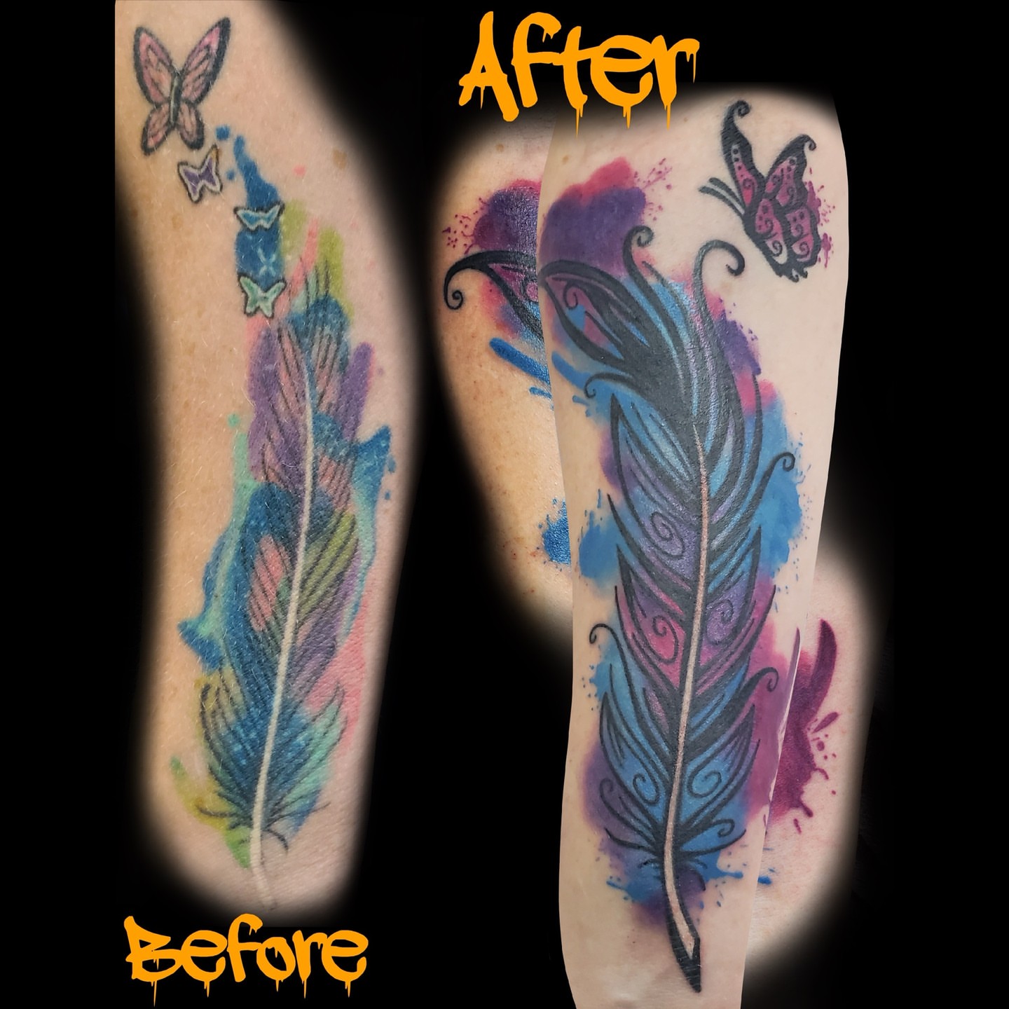 Tattoo by @bree_annatattoos — watercolor