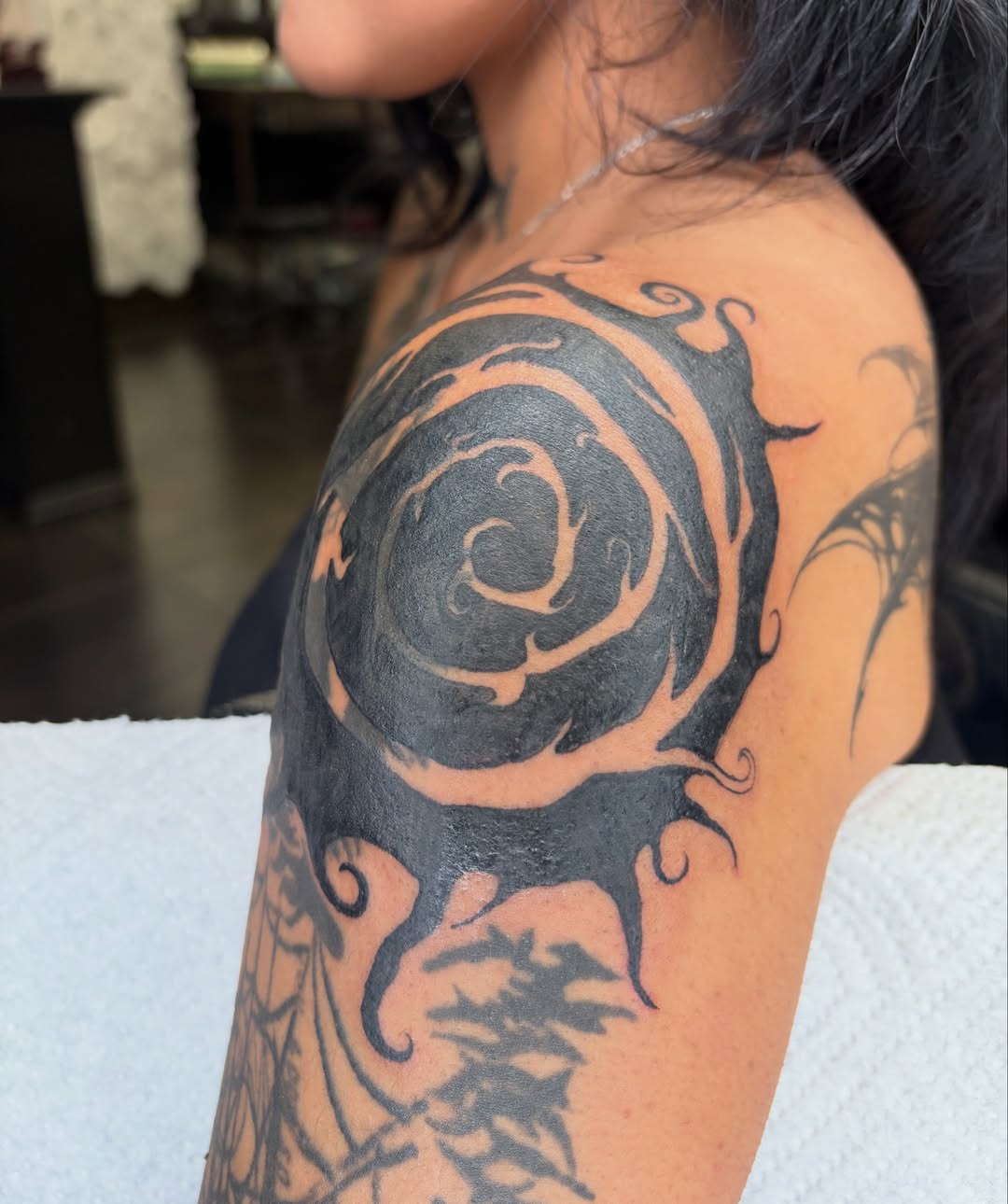 Tattoo by @bobibeanz — tribal