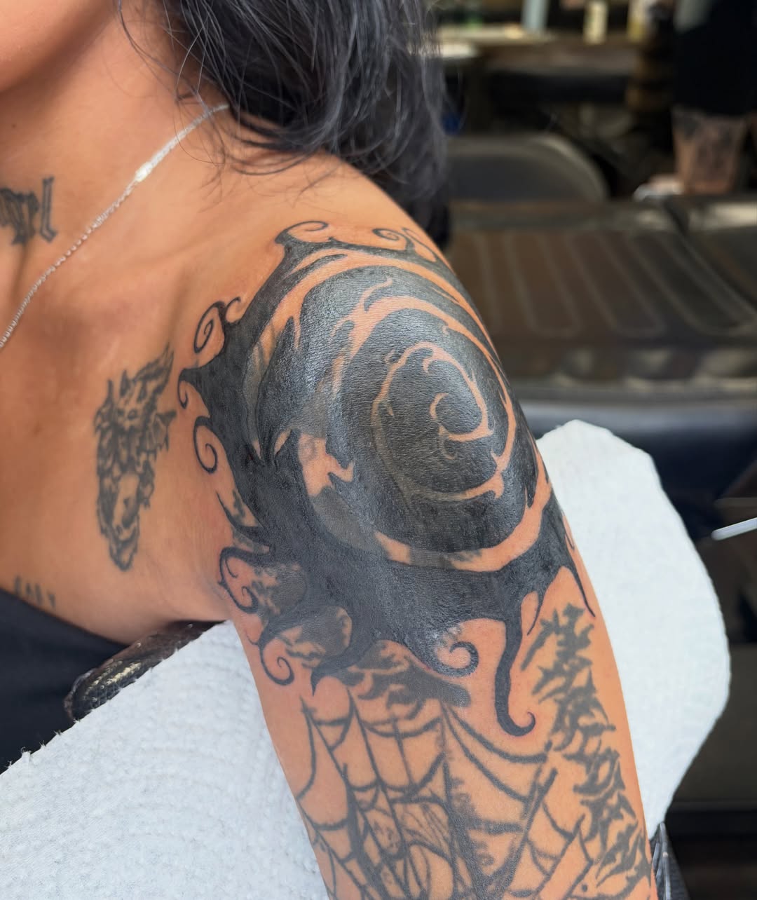 Tattoo by @bobibeanz — tribal