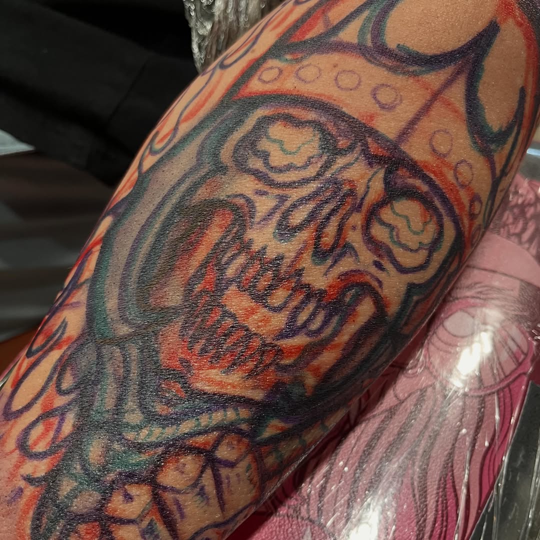 Tattoo by @slygibson — trash_polka