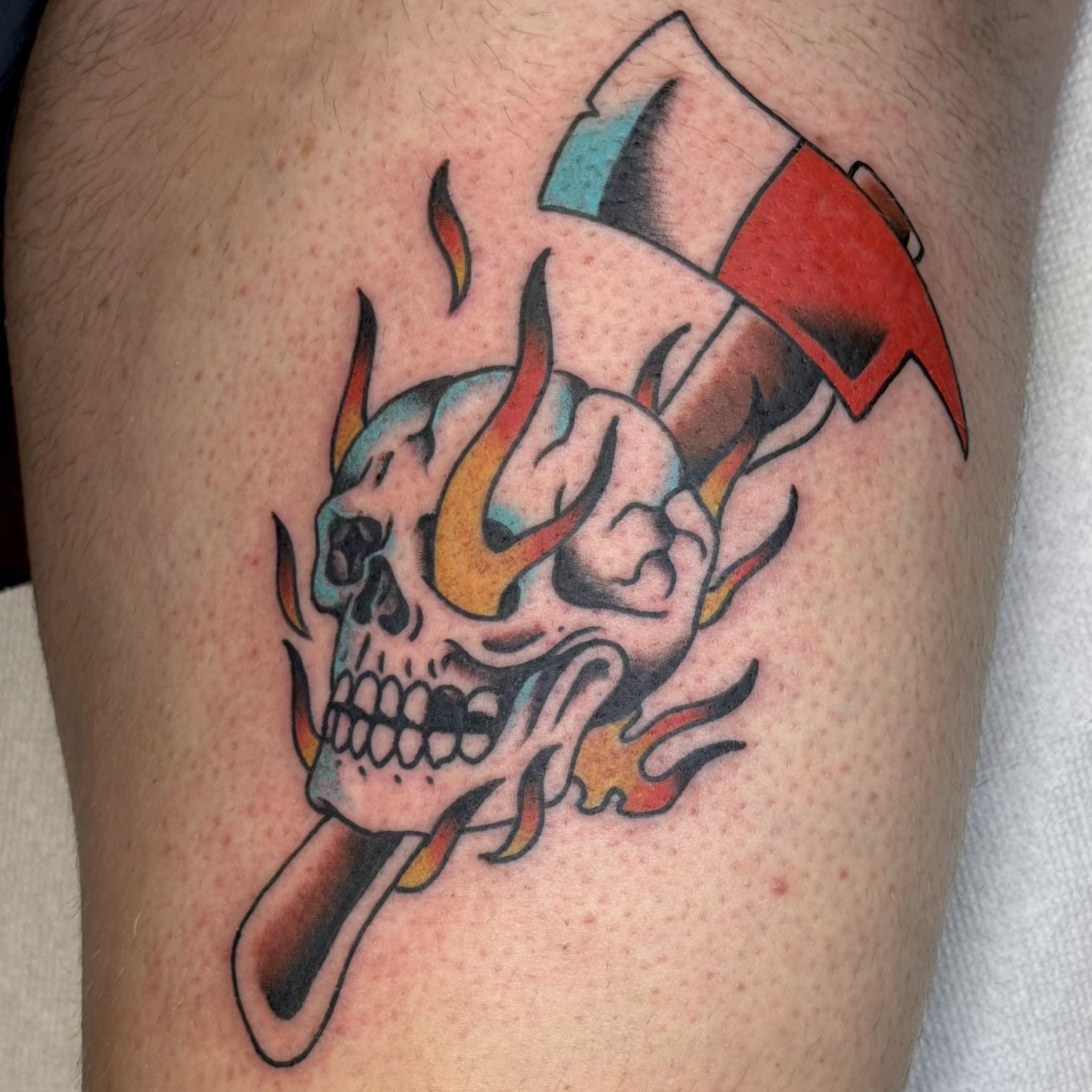Tattoo by @princexkennethxtattoos — american_traditional