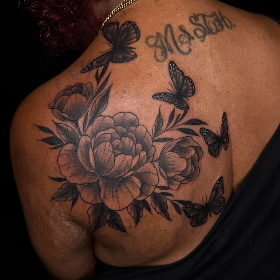 Tattoo by @tattsbymula — black_and_grey, realism