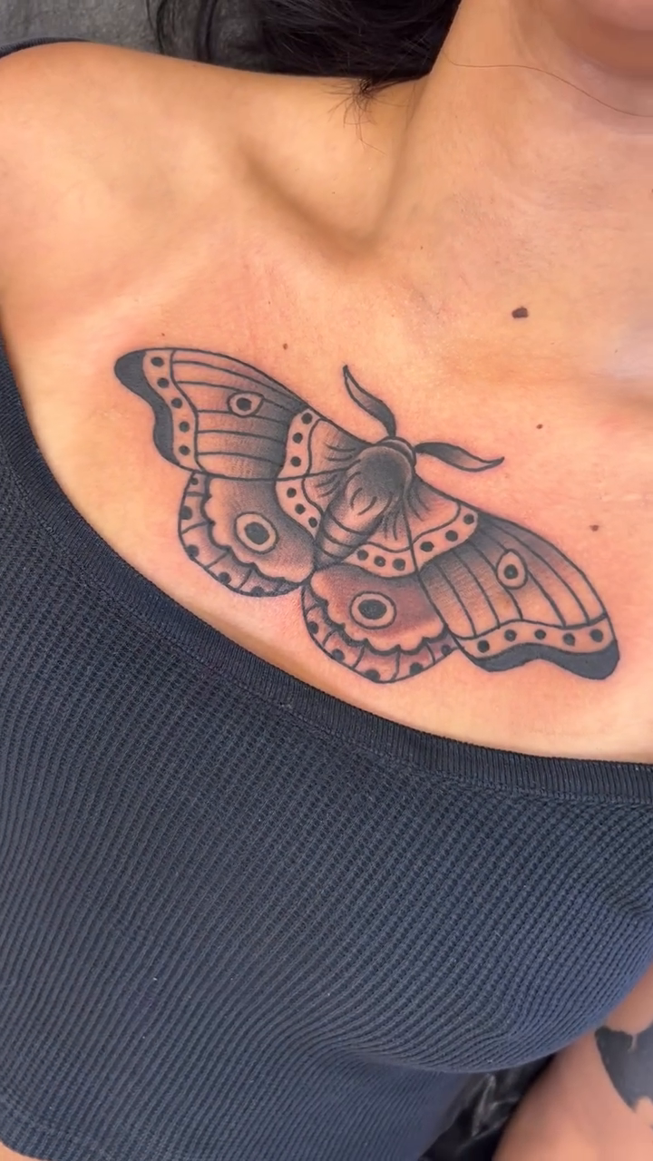 Tattoo by @gnarbunkle — black_and_grey, neo_traditional