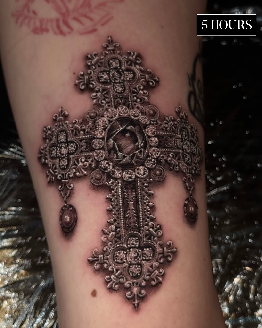 Tattoo work at Boston Tattoo Convention 2026