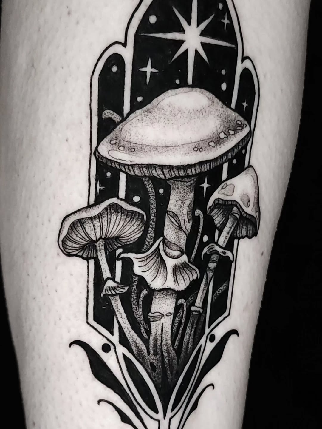 Tattoo by @inkeyestattoo — dotwork, black_and_grey