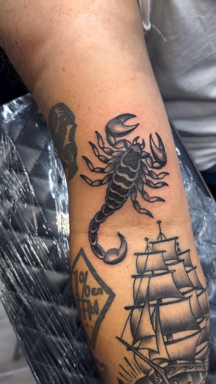 Tattoo by @markjtatts — black_and_grey, realism