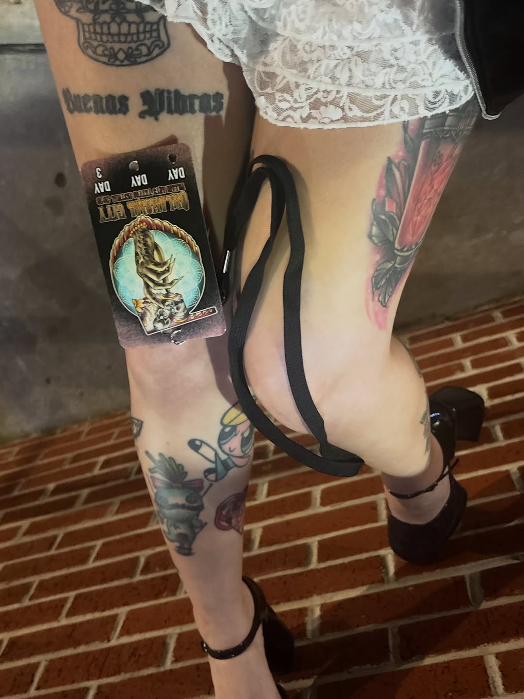 Tattoo by @art.nyahramirez — lettering_script, anime