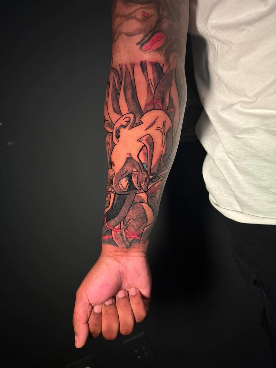Tattoo by @inkbyt0ny — anime