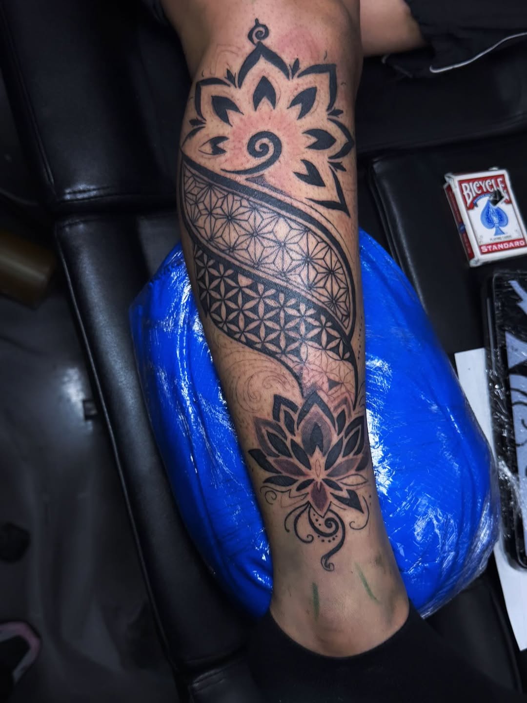 Tattoo by @inkbyt0ny — geometric, ornamental