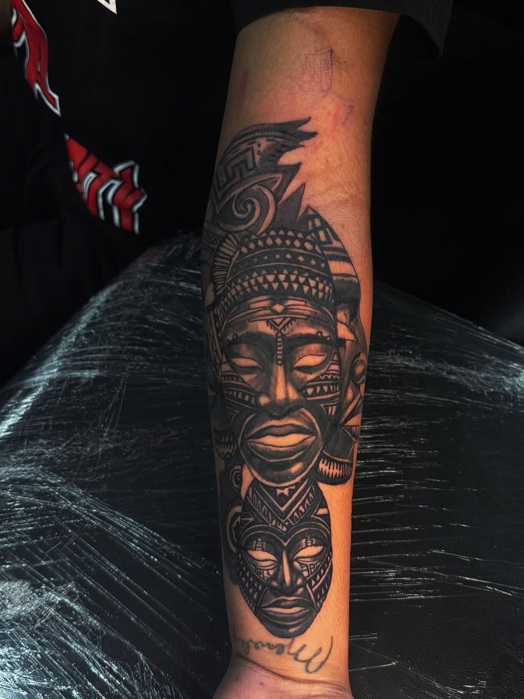 Tattoo by @inkbyt0ny — black_and_grey, tribal