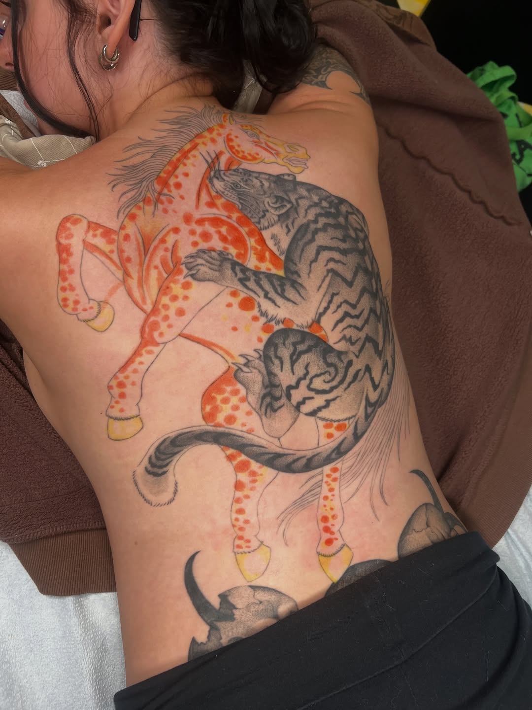 Tattoo by @maplestattoo — japanese_irezumi, black_and_grey