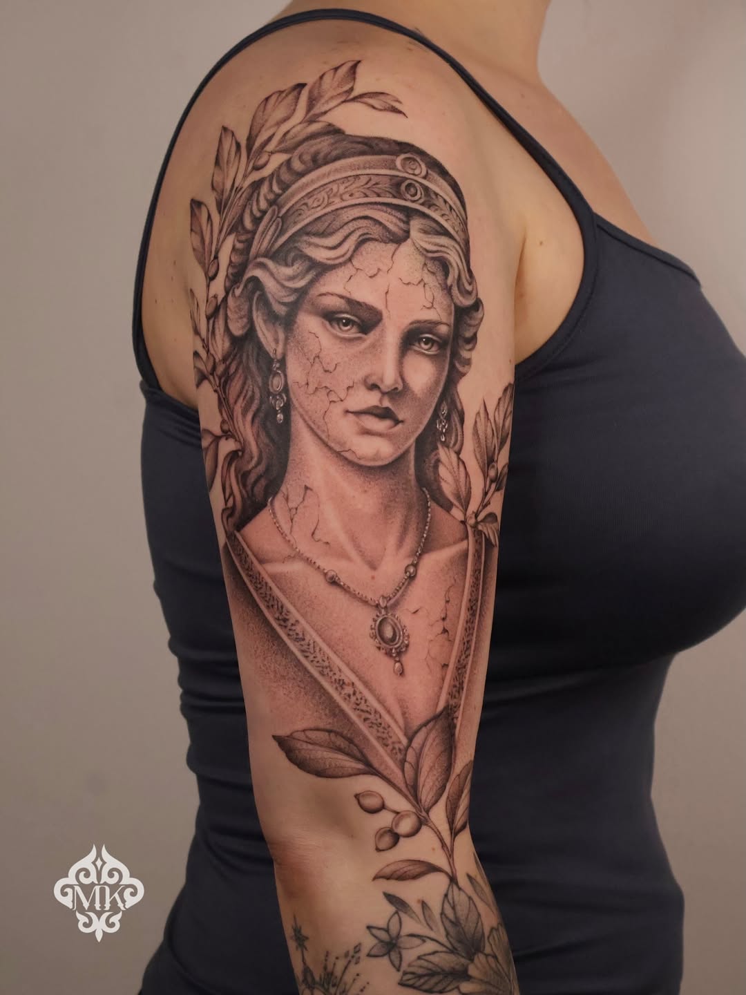 Tattoo by @millakastattoos β realism, black_and_grey
