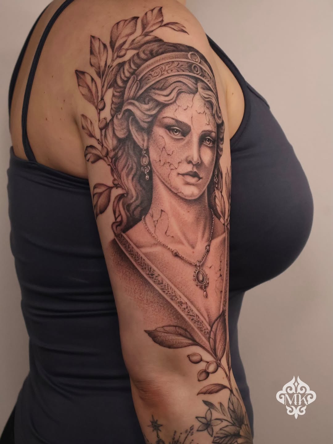 Tattoo by @millakastattoos β realism, black_and_grey