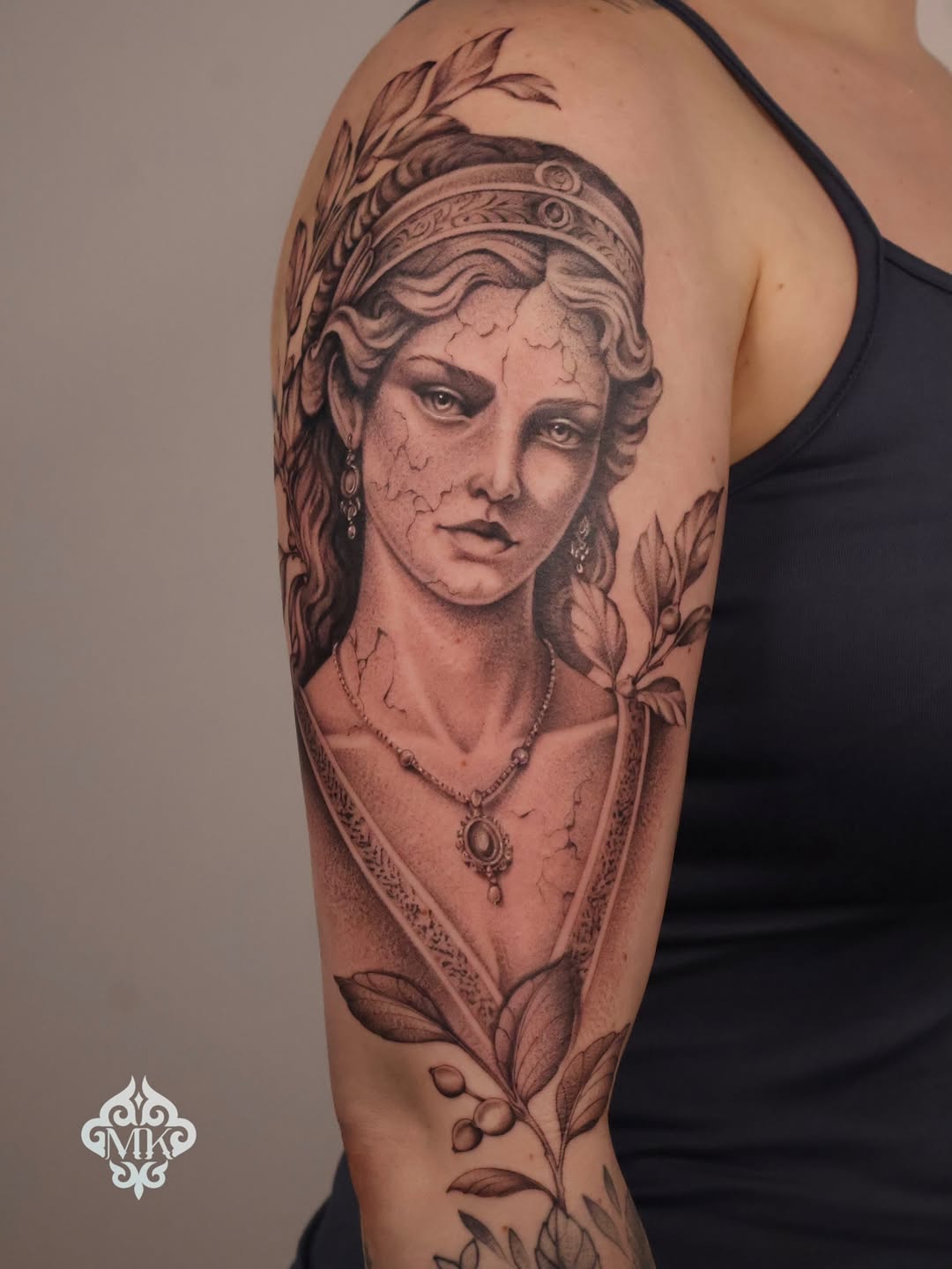 Tattoo by @millakastattoos β realism, black_and_grey