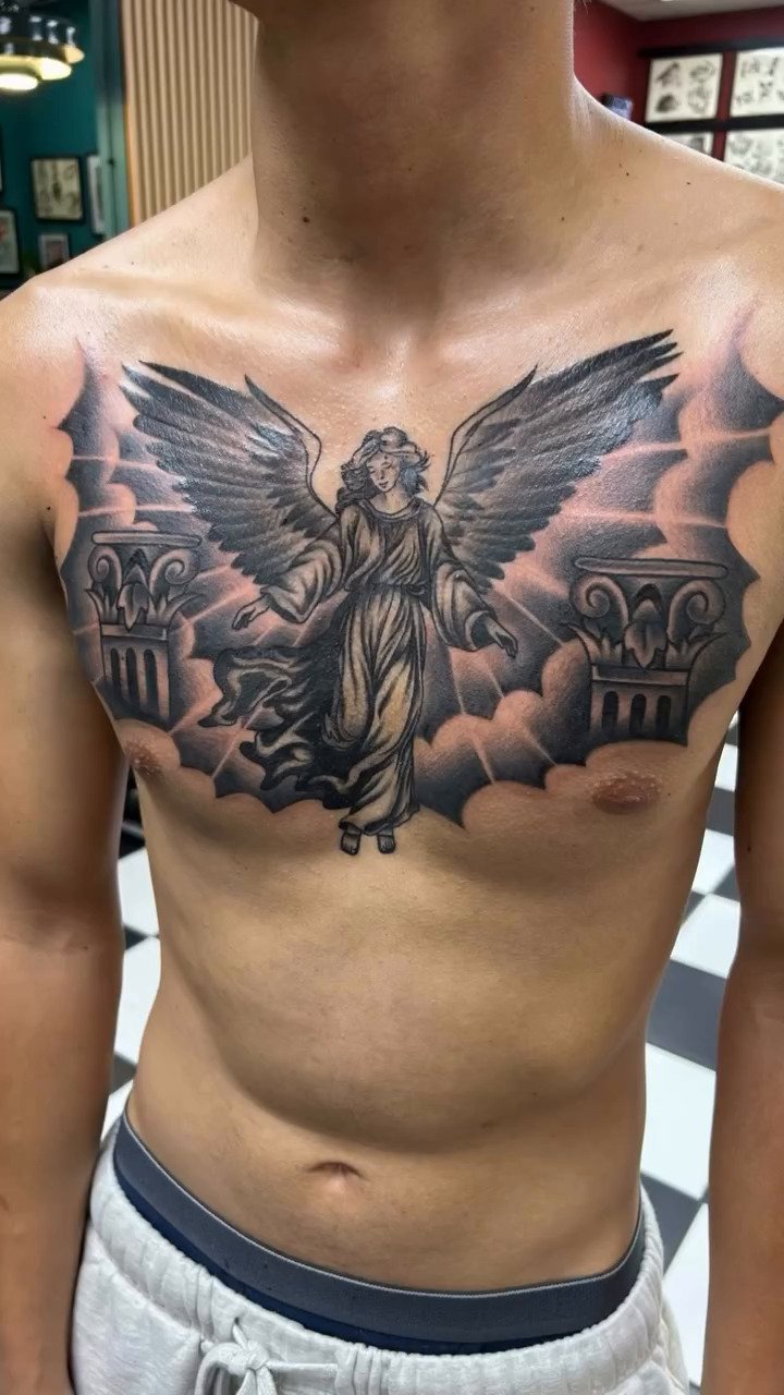 Tattoo by @mrlutat2 — realism, black_and_grey