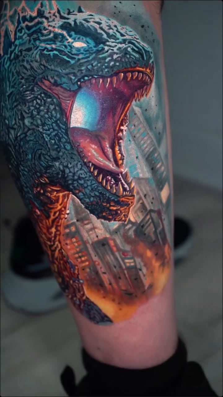 Tattoo work at Anime Ink Con 2026