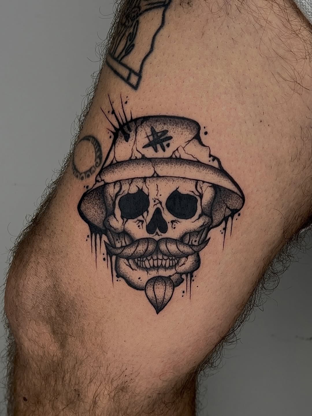 Tattoo by @rebel_milly — chicano, black_and_grey