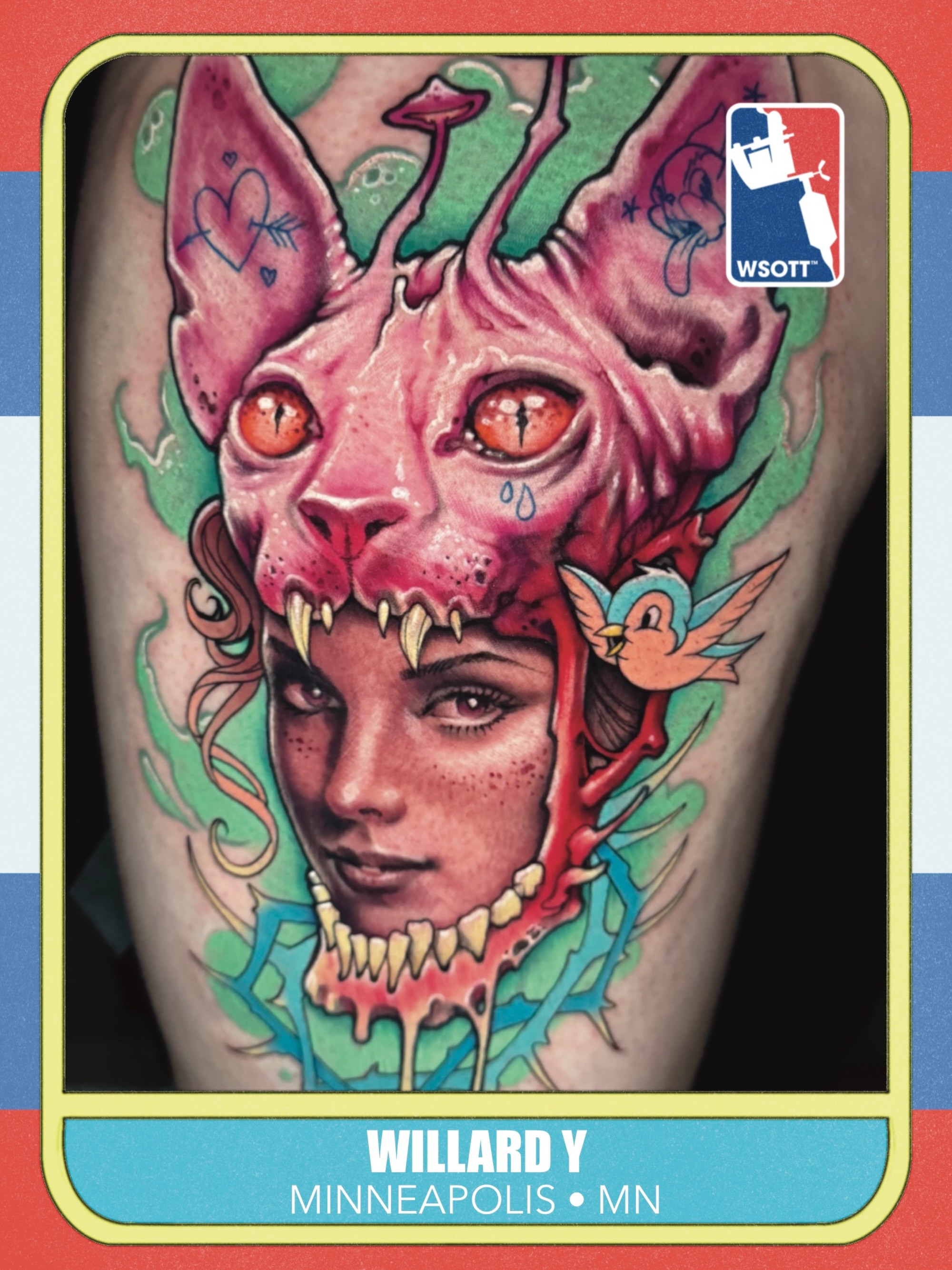 Tattoo by @willardtattoos — surrealism