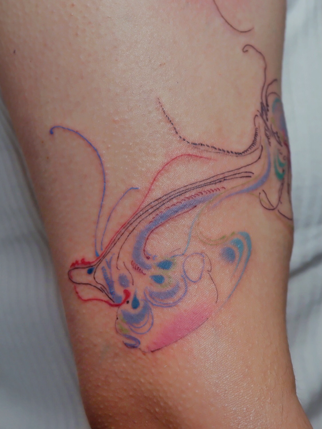Tattoo by @the_tru_jerrry β watercolor