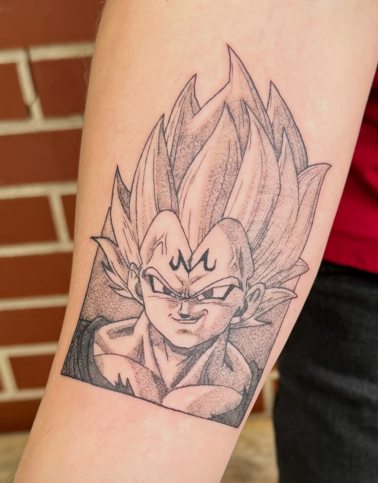 Tattoo by @pollenpowder — dotwork