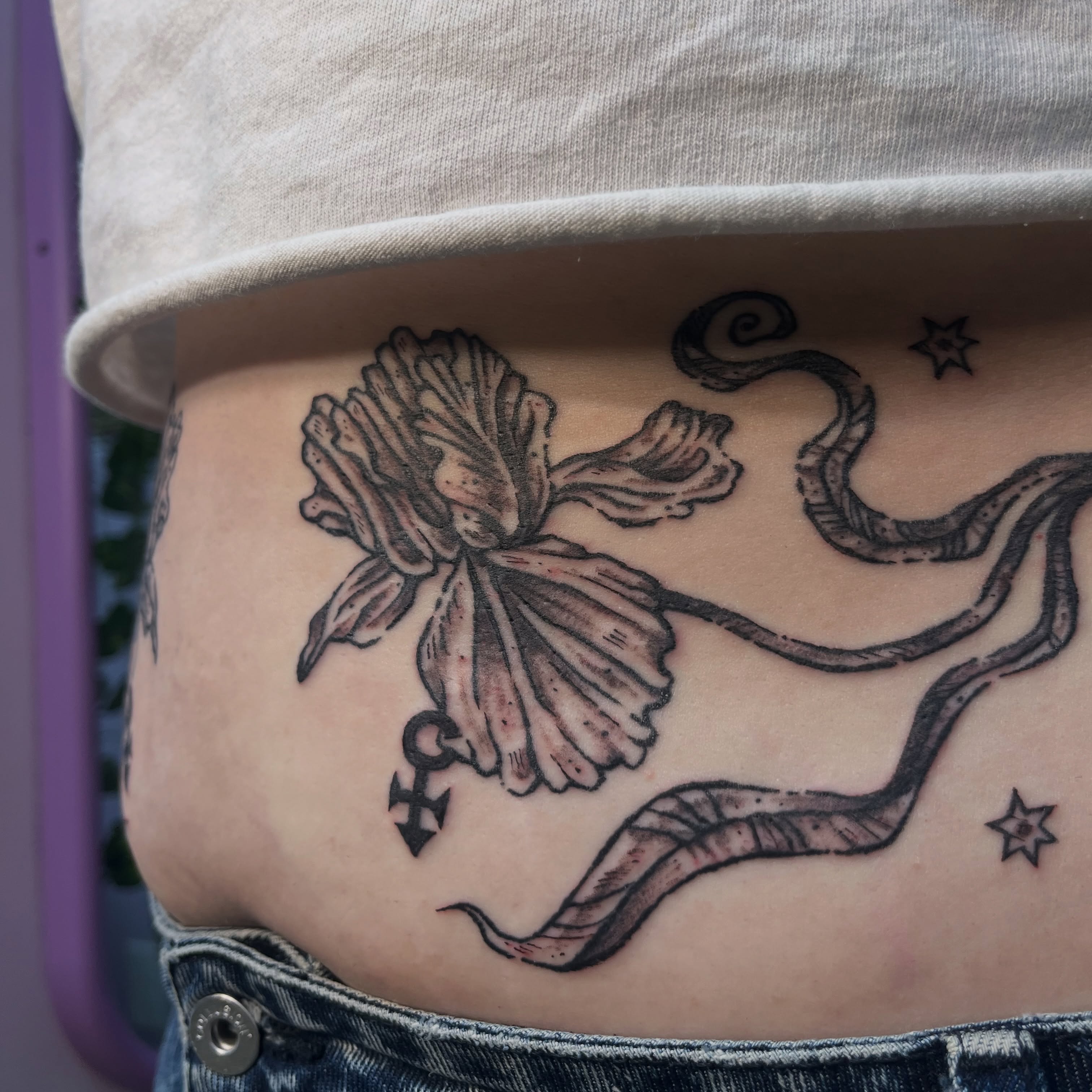 Tattoo by @little___altars โ black_and_grey