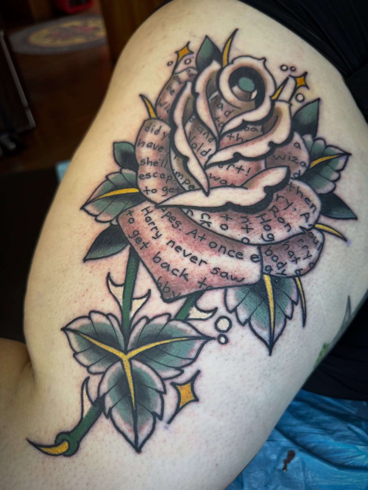 Tattoo by @billywhitetattoo — american_traditional, lettering_script