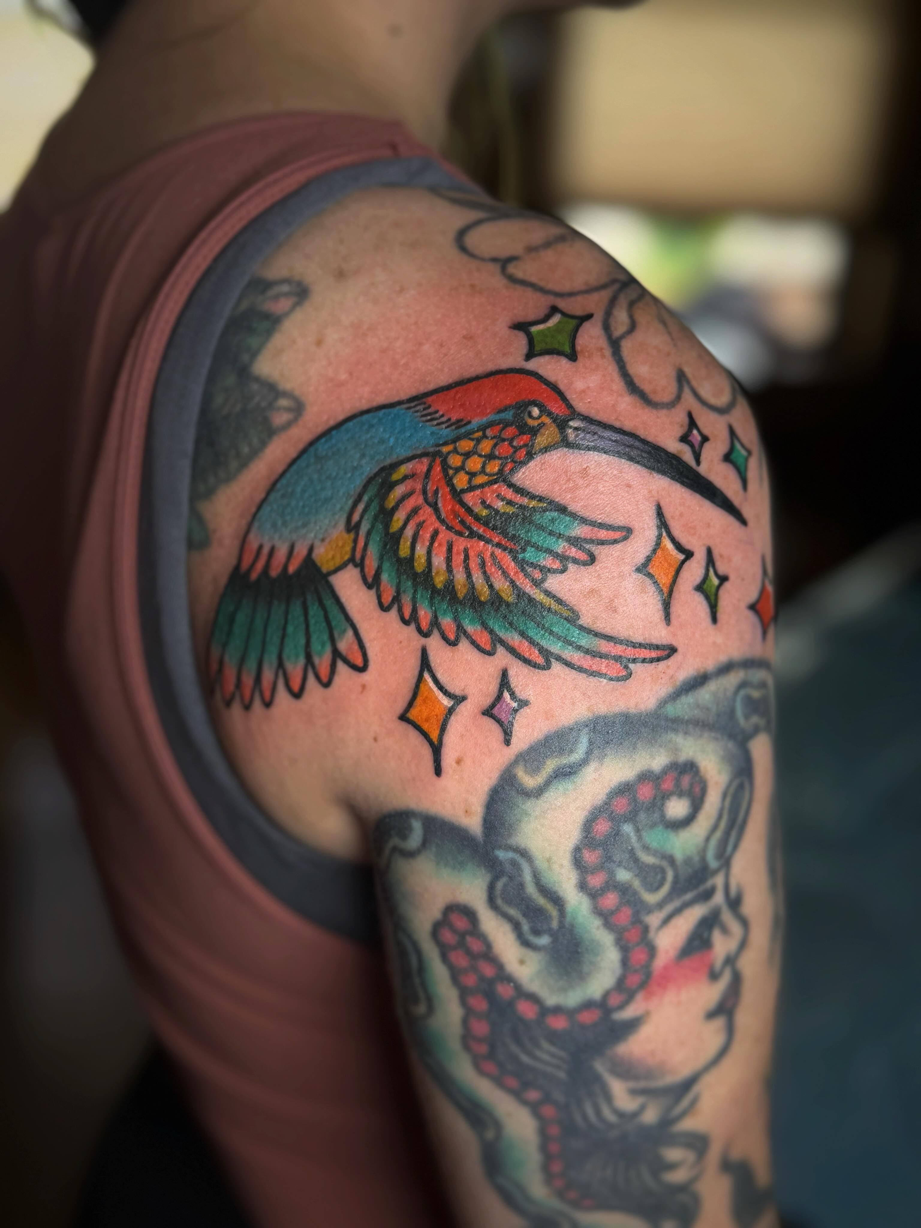 Tattoo by @jenderella — american_traditional, neo_traditional