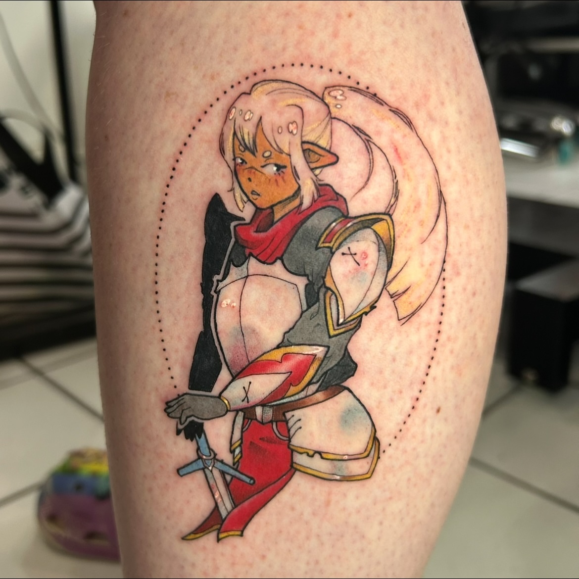 Tattoo by @crownandcrowtattoo — anime