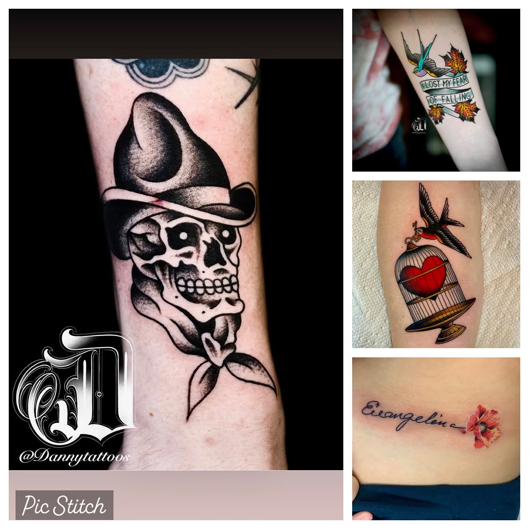 Tattoo by @dannytattoos โ american_traditional, black_and_grey