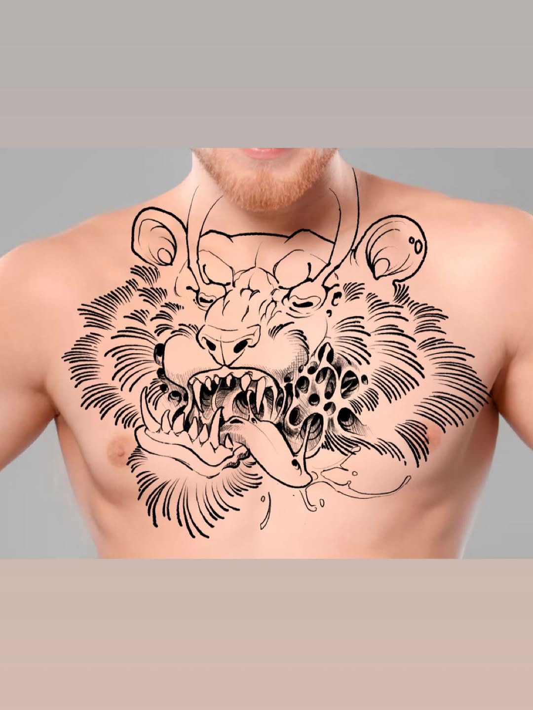 Tattoo by @kylekozektattoos — japanese_irezumi, blackwork