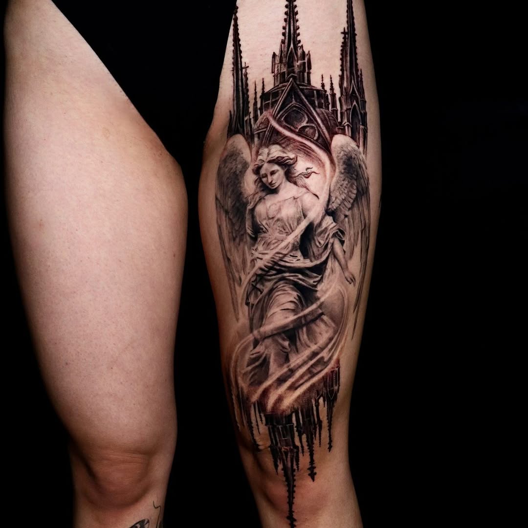 Tattoo by @fer703 — realism, black_and_grey